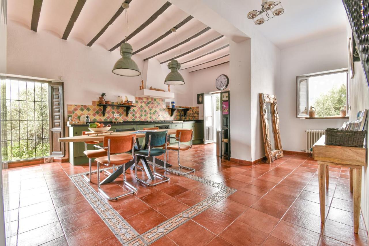 Casa Sol Y Aire - Vakantievilla In Dorp Met Prive Zwembad Pinos del Valle Extérieur photo